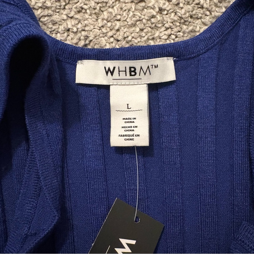 WHBM Ribbed Knit Tank - Picture 2 of 4